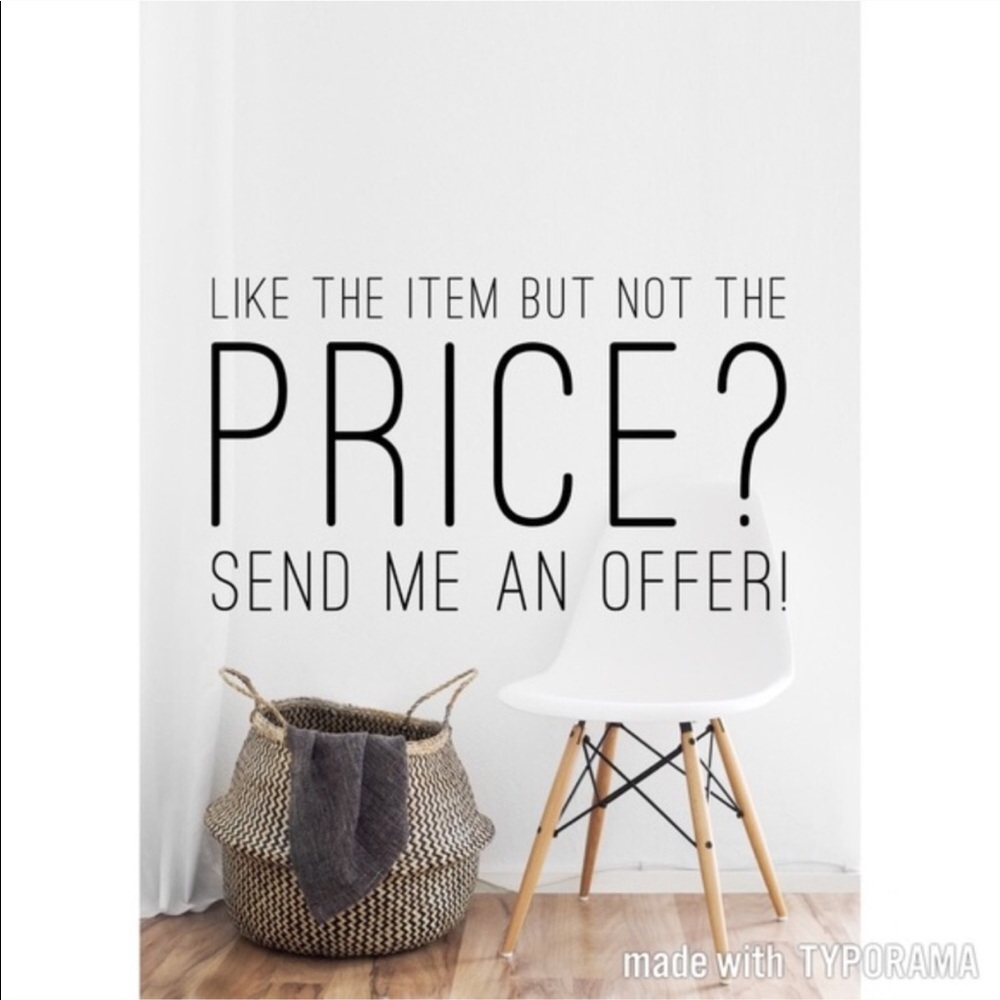 All reasonable offers accepted!!